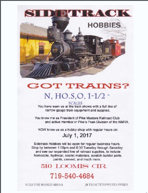 train supplies near me